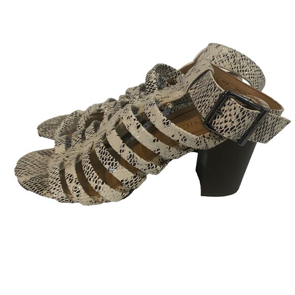 Vionic Sami Sandals 8M Snake Print Leather Arch‎ Support Comfort Gladiator NWT - Picture 1 of 8